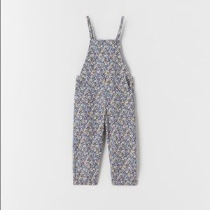 NWT Zara 4-5Y floral cotton romper